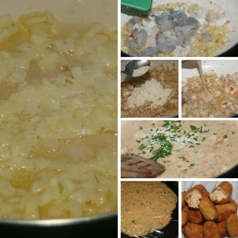 receta de croquetas de marisco y pescado