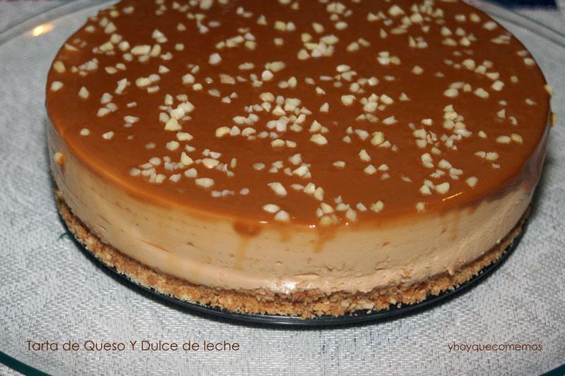 tarta de queso y dulce de leche receta