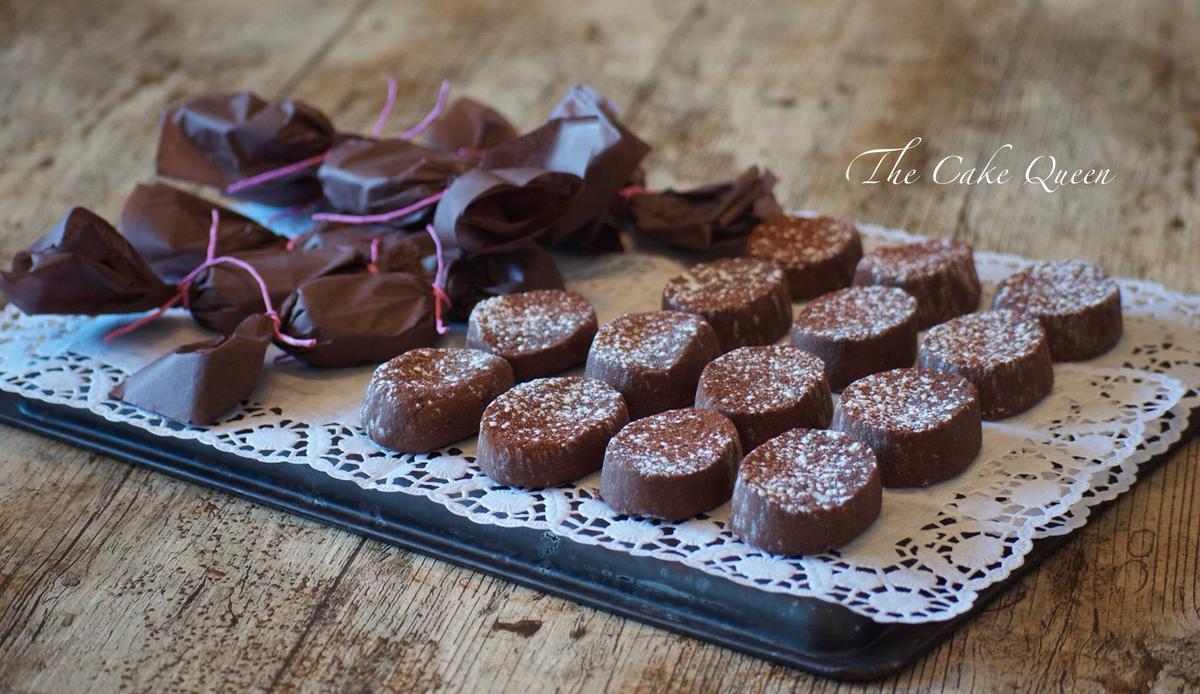 Mantecados caseros: Mantecados de chocolate