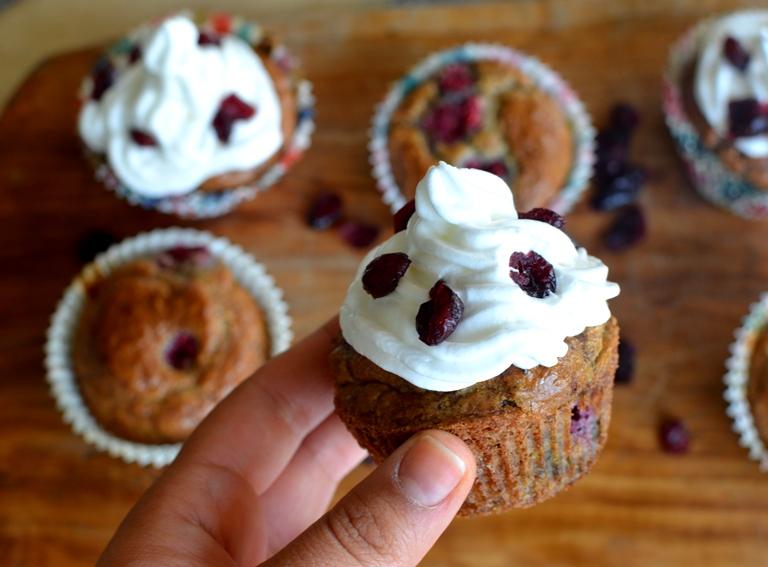 Muffins Almendra - Frambuesas