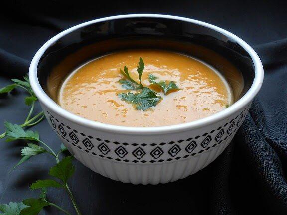 Crema de apio y zanahorias