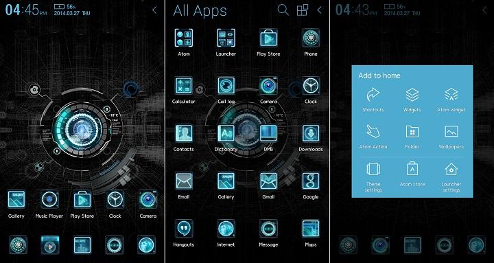 temas increíbles para personalizar tu sistema Android Dragon Magic Game Totem Black Mechanic Atom Theme SLT Ubuntu KLWP Live Wallpaper Maker Obsidian fondos de pantalla iconos launchers gratis