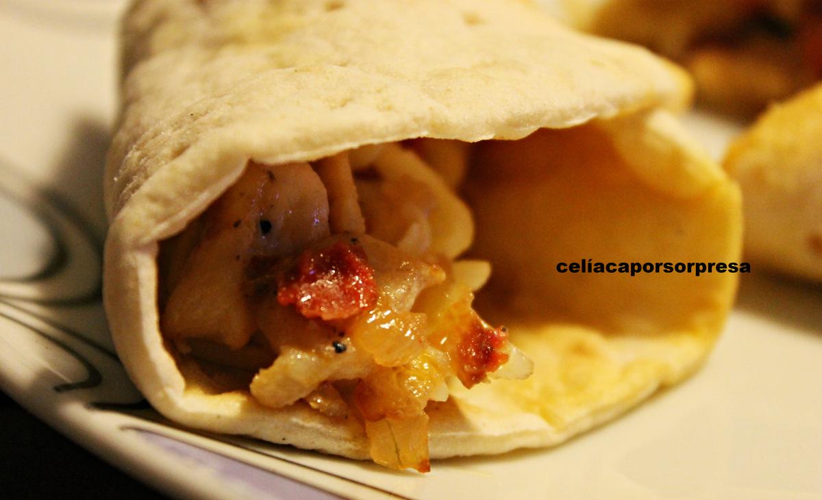 wrap-de-pollo-y-chorizo-de-cerca