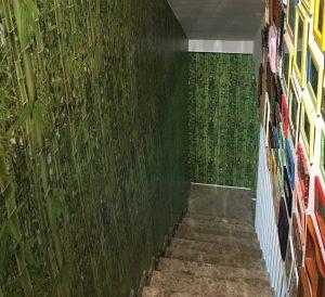 Escalera garaje vista de arriba