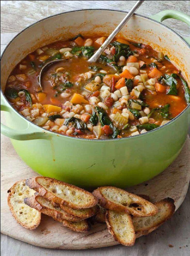 Minestrone o sopa de verduras