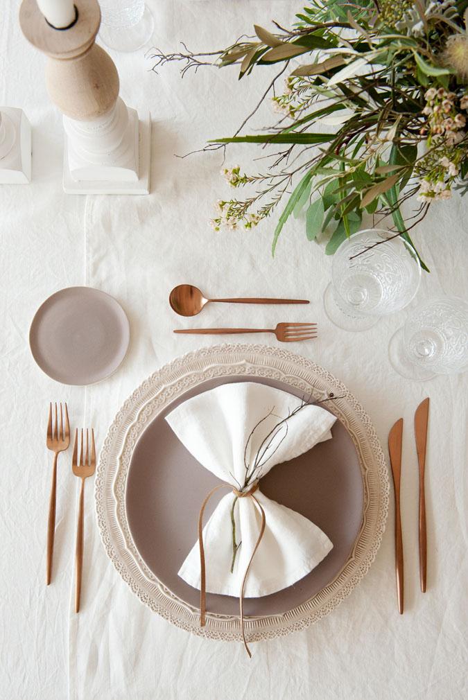 decora tu mesa de navidad