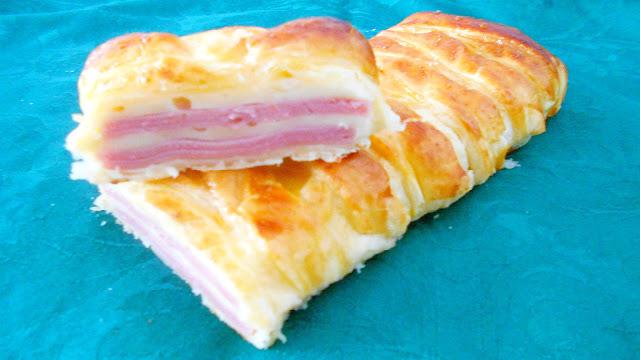trenza de jamon y queso