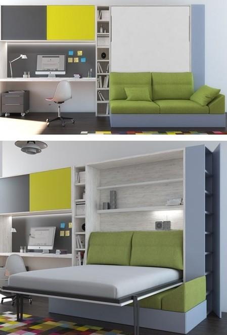 cama abatible con sofa