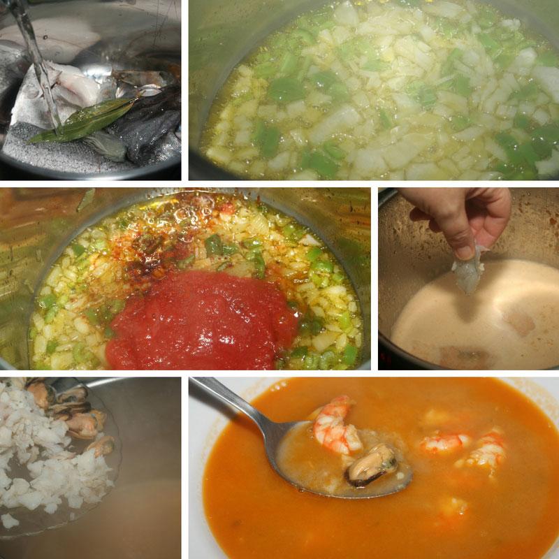 receta sopa de pescado