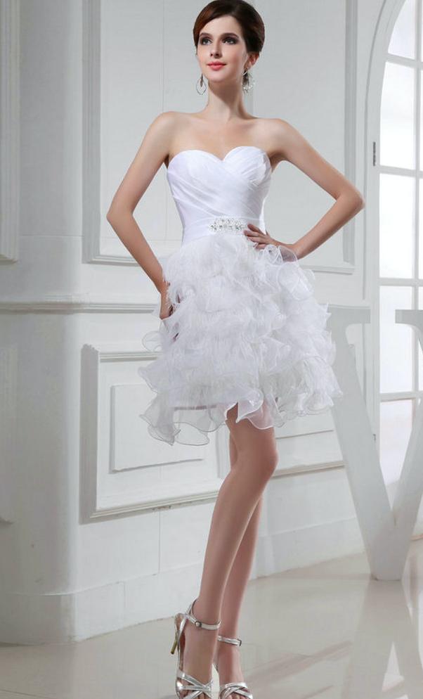 vestido de novia corto