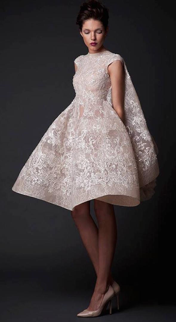vestido de novia rosado