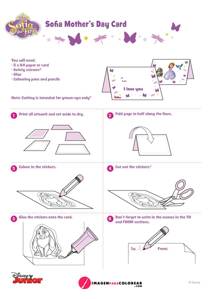 1 Felicitacion Disney De Princesas