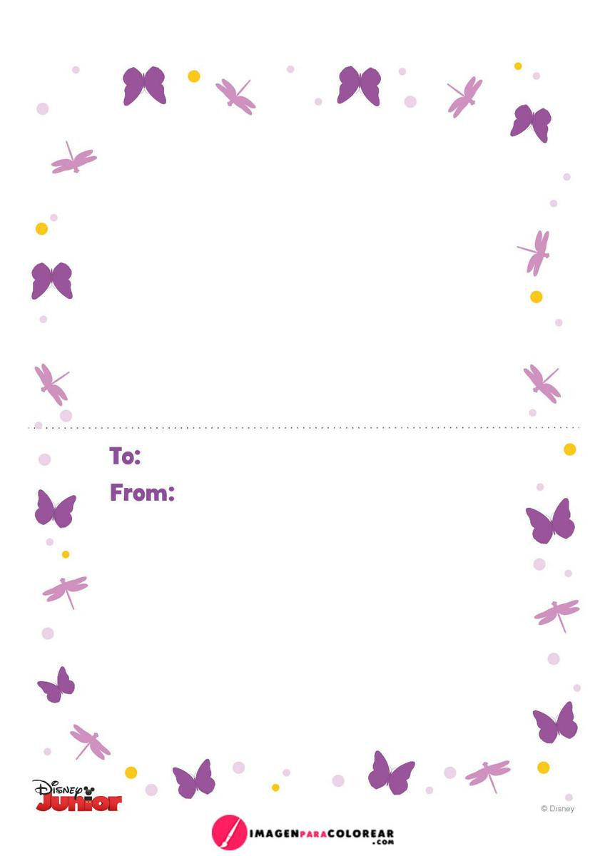 2 Felicitacion Disney De Princesas