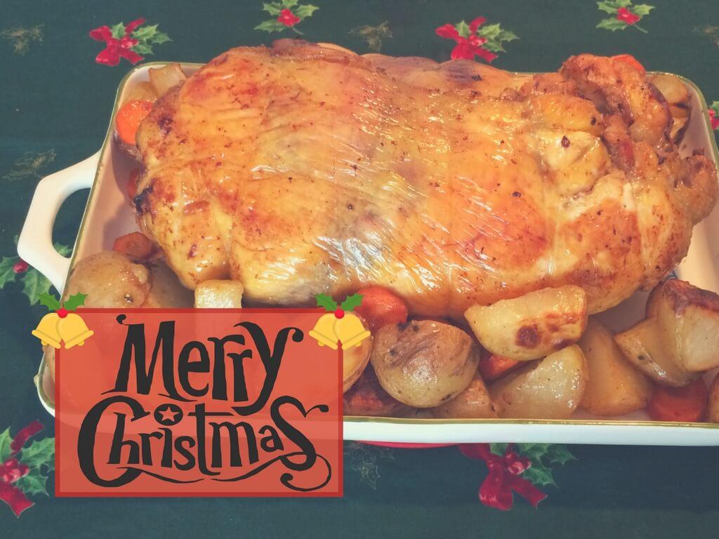 Receta de capón relleno de navidad