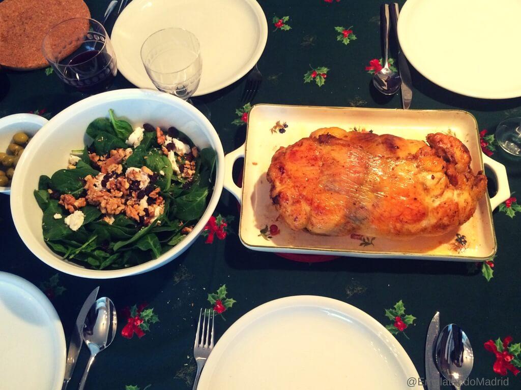 Deja descansar el capón unos quince minutos y ya esta listo