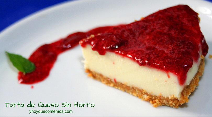 tarta de queso sin horno