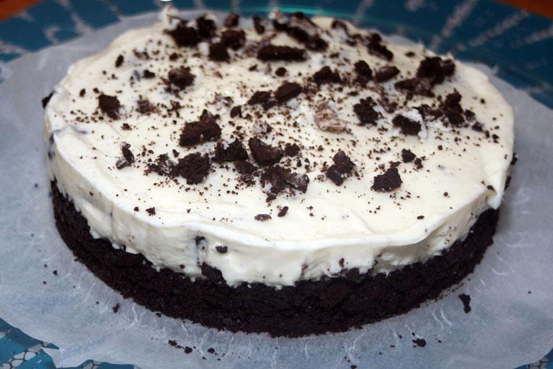 tarta de limón con oreos