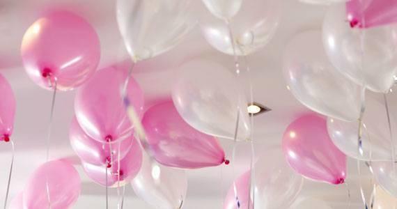 decoracion de globos para bautizo niña2