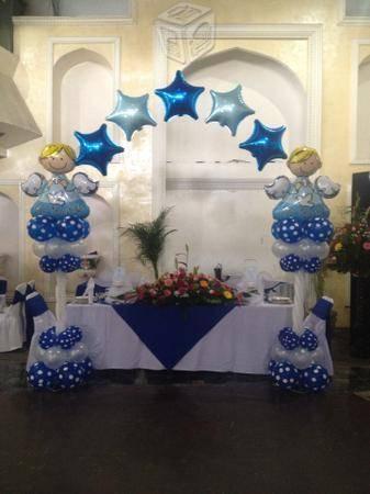 arreglos de globos para bautizo2