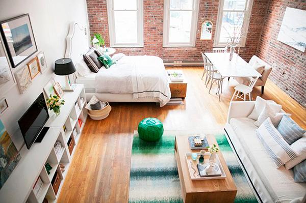Loft con color greenery