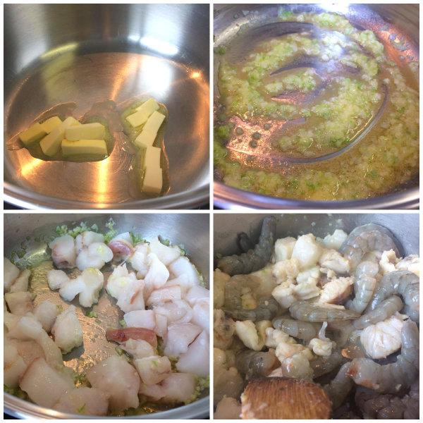 preparando-rape-y-langostinos