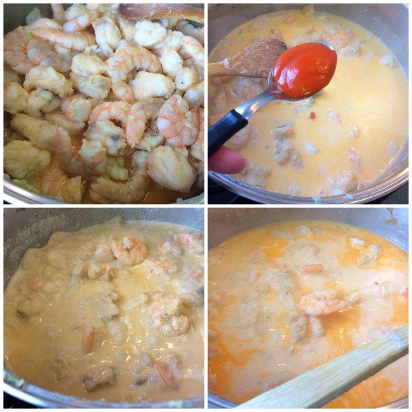 preparacion-de-la-salsa-rape-y-langostinos