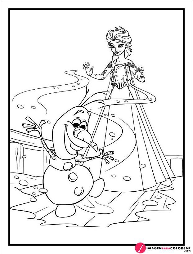 Olaf Con Elsa