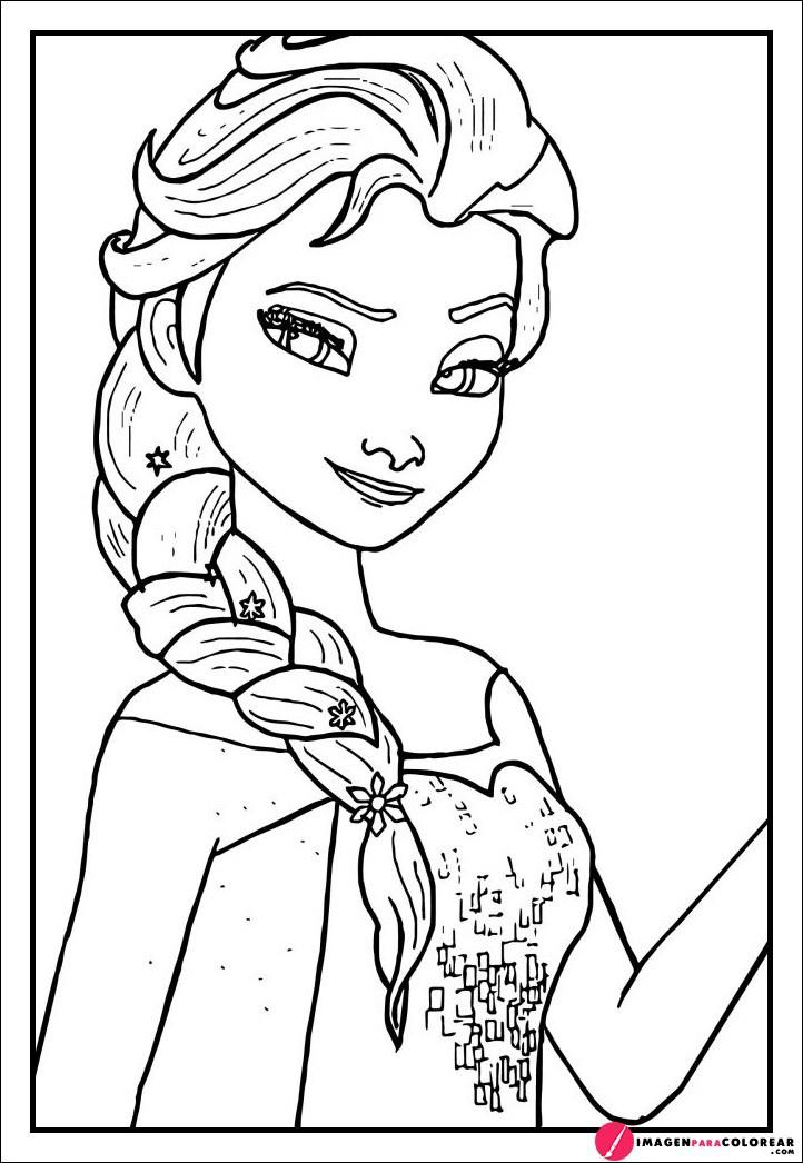 Colorear Elsa