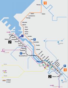 Metro Bilbao plano completo