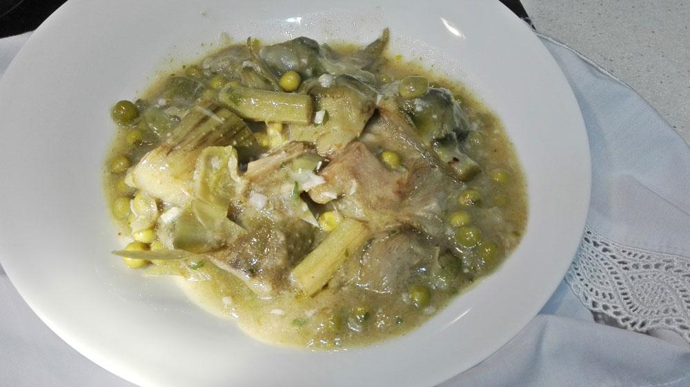 Receta de alcachofas