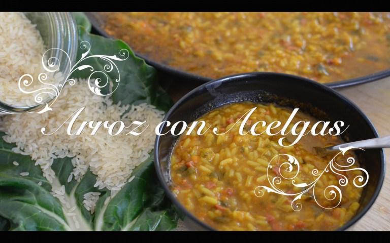 Arroz con acelgas para adelgazar