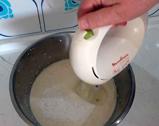 nata montada (crema de leche)