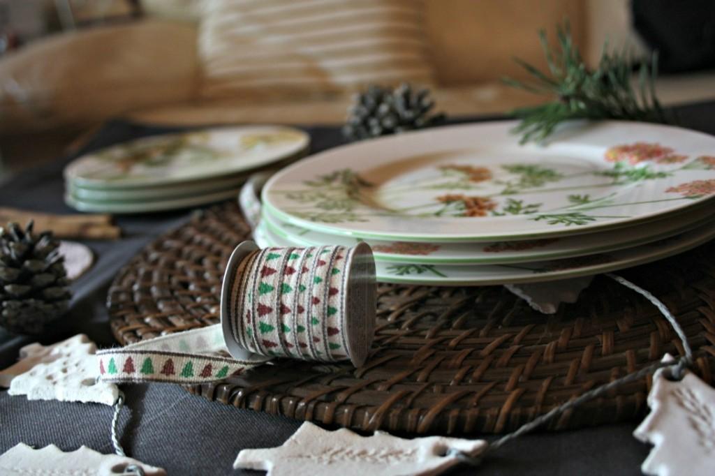 Detalles mesa de Navidad