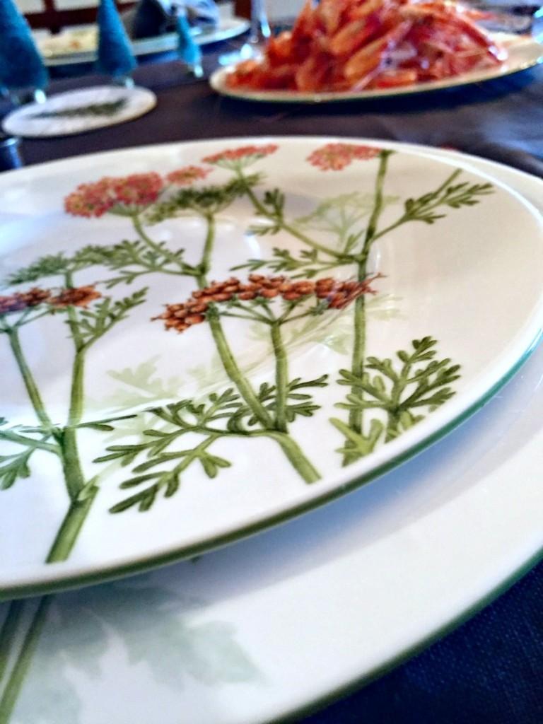 Mesa de Navidad plato celebrateVB