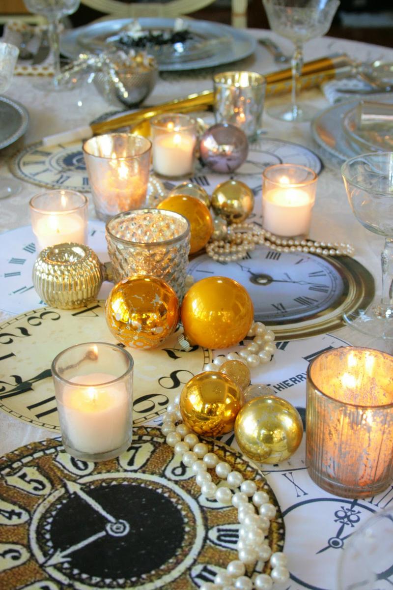 misericordia empeñar agujero 7 ideas para decorar la mesa de Nochevieja y 1 guirnalda para imprimir |  Decoración