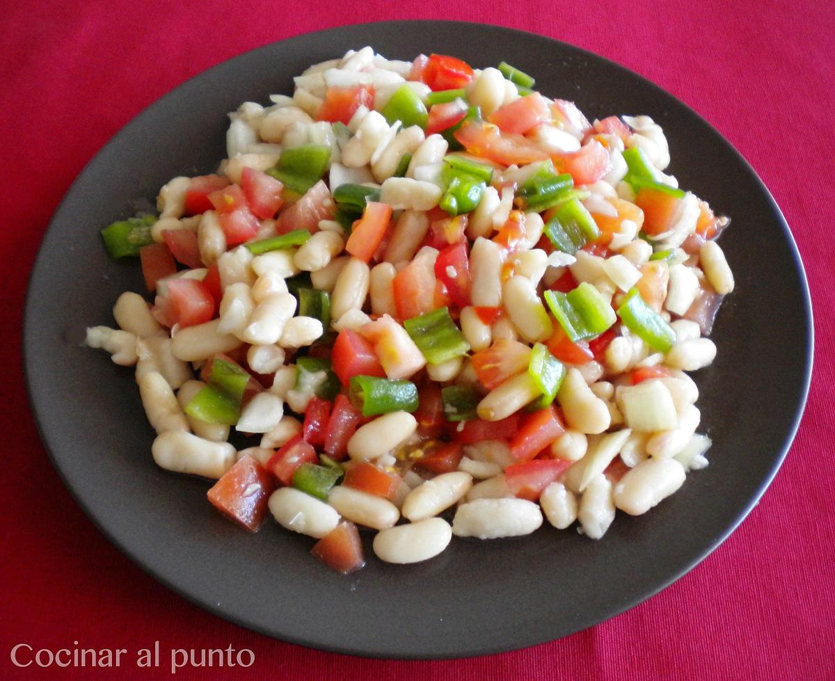 ensalada alubias blancas