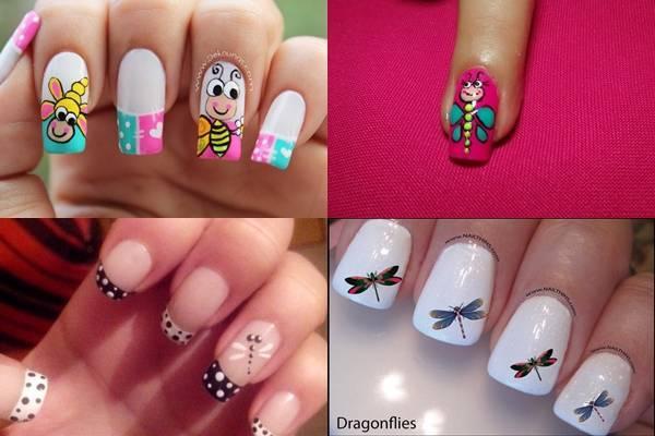 Decoración de uñas con libelulas1-tile