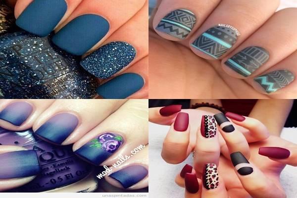 Decoración de uñas en mate1-tile