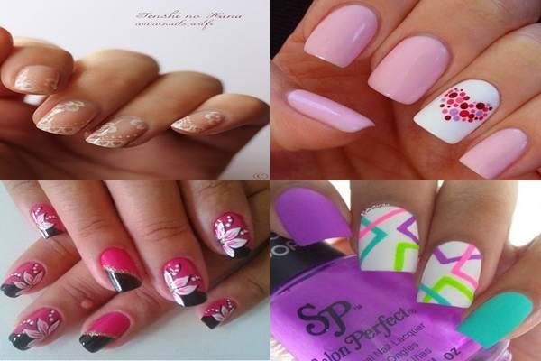 Decoración de uñas naturales1-tile