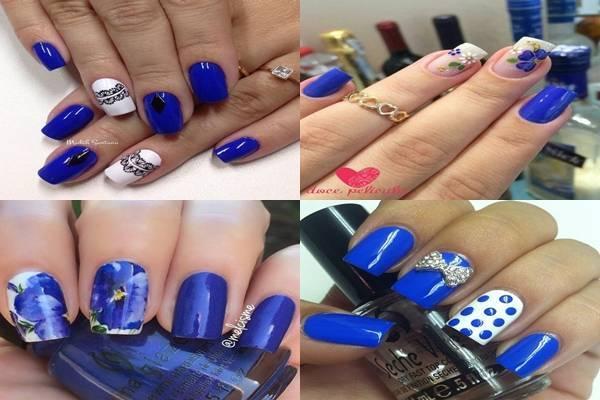 Decoración de uñas en azul rey1-tile