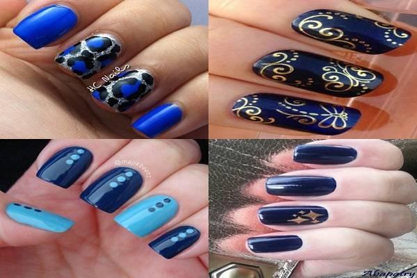Decoración de uñas azul marino1-tile