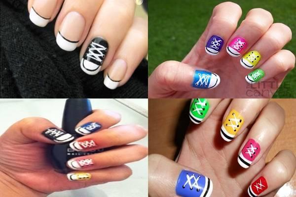 Decoración de uñas de tenis1-tile