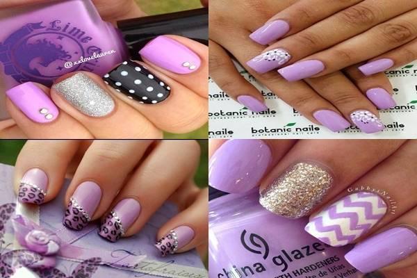 Decoración de uñas en lila1-tile