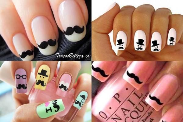 Decoración de uñas con mostacho1-tile