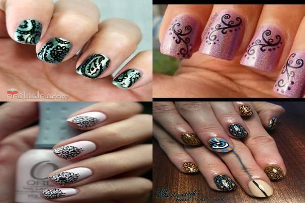 Decoración de uñas hindu1-tile