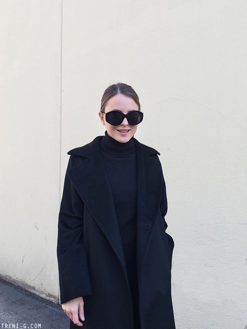 Trini | MaxMara Manuela coat Céline bam bam boots