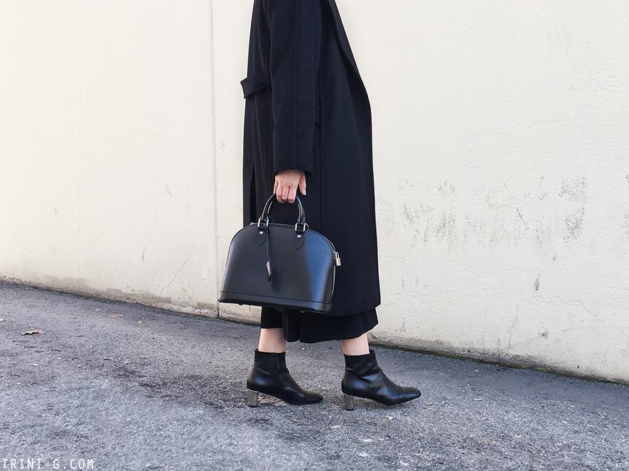 Trini | MaxMara Manuela coat Céline bam bam boots