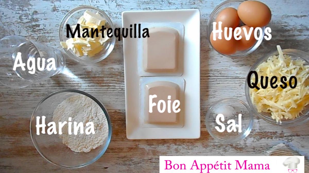 Ingre petits choux foie-gras