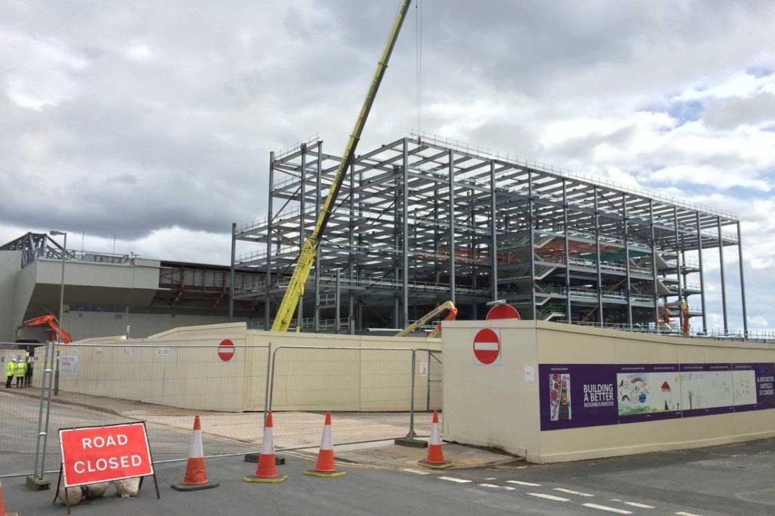 Nueva grada de Anfield (Liverpool)