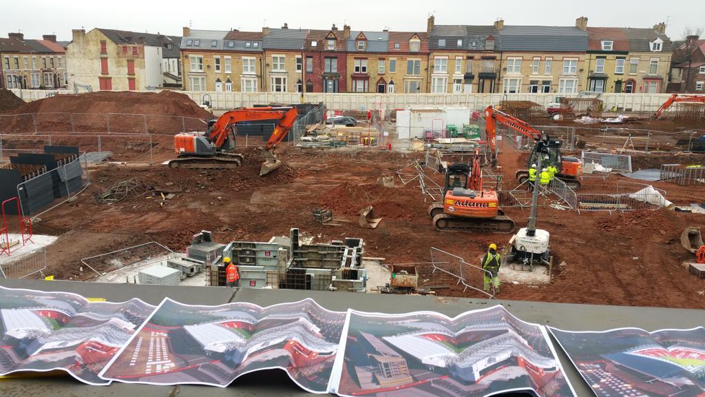 Nueva grada de Anfield (Liverpool)